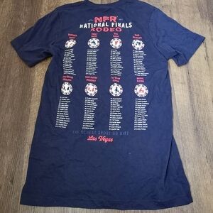 NFR Rodeo Graphic Tee with Red & Cream Accents Rodei Quincy